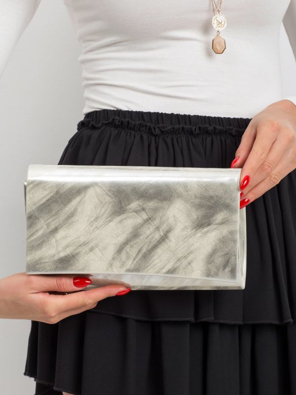 Silver Women's Clutch