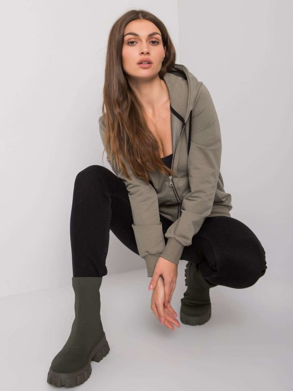 Khaki hoodie Sachi RUE PARIS