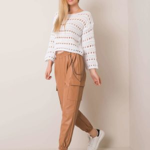 Fever Camel Leatherette Pants