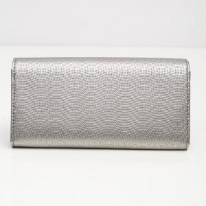 Silver Women's Long Wallet