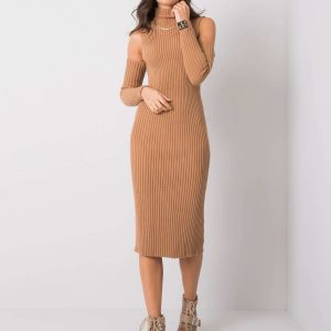 Andy RUE PARIS dark beige dress