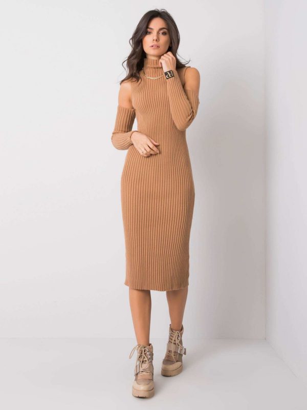 Andy RUE PARIS dark beige dress