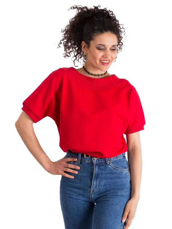 Red blouse Lemontree