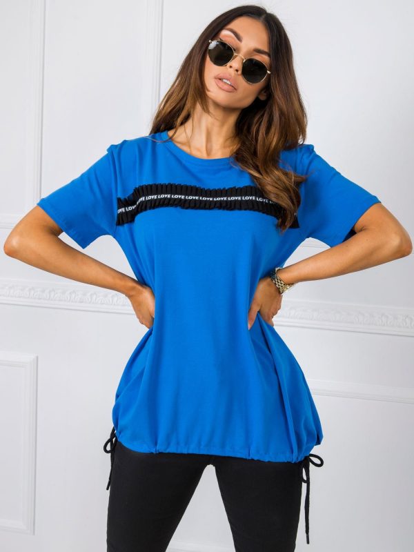 Dark Blue Avery Blouse