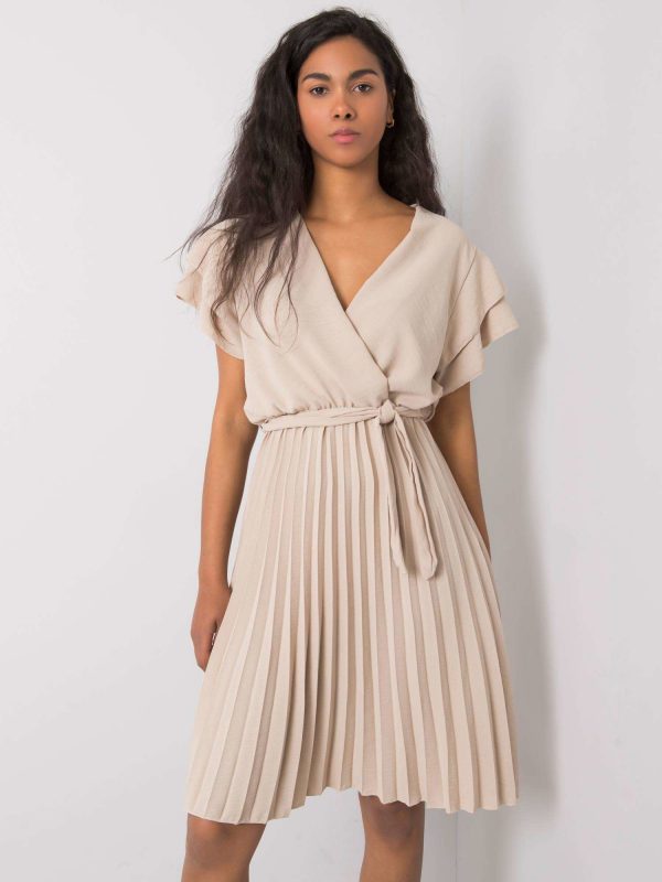 Beige Delaney dress