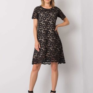 Black Lulu Lace Dress