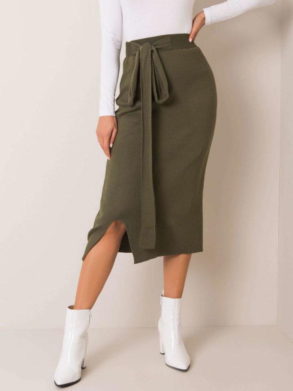 Khaki skirt Venice RUE PARIS