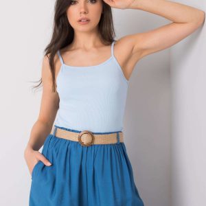 Lizzie RUE PARIS light blue top