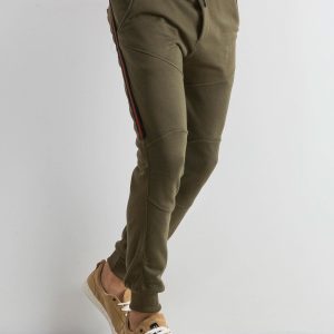 Khaki Men's Tracksuits Simplicity