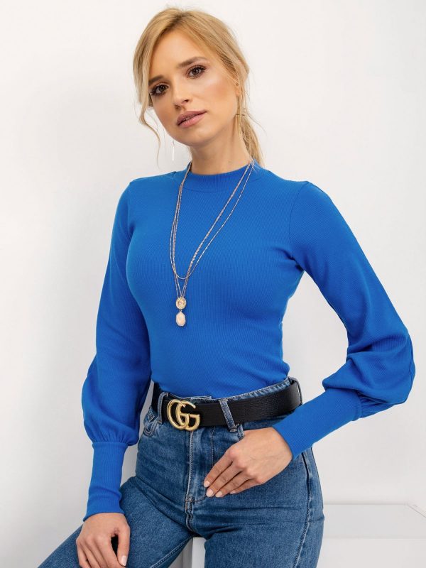 RUE PARIS Dark blue blouse Lauren