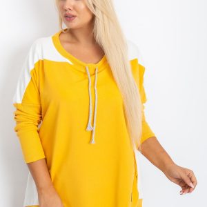 Elliot Plus Size Yellow Sweatshirt