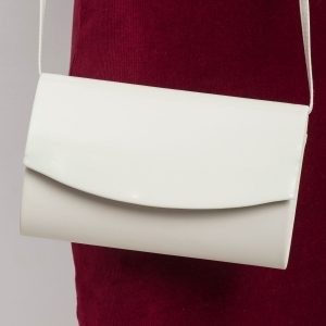 Ecru-beige clutch bag