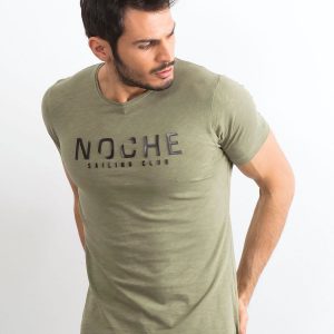 Cotton t-shirt for men khaki