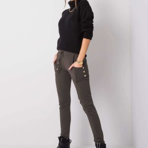 Dark khaki pants Benitta