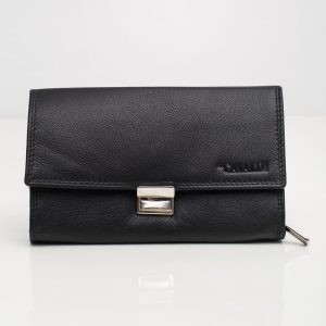 Black retro wallet