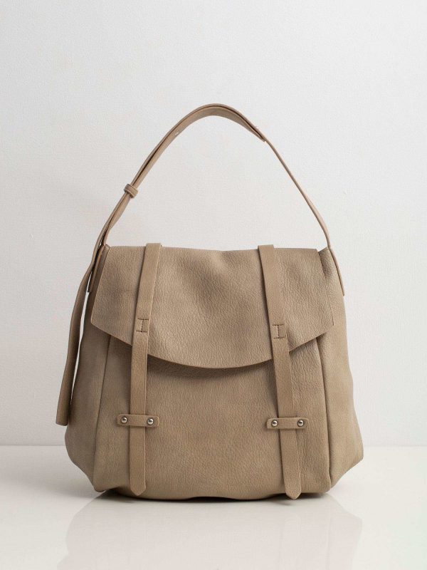 Beige Flip Bag