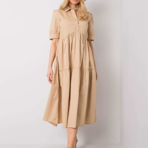 Roselyn RUE PARIS beige dress