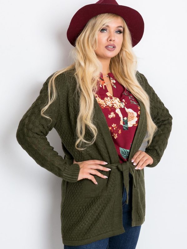 Khaki Sweater Plus Size Boogie