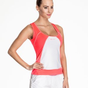 Fluoride pink sports top for fitness