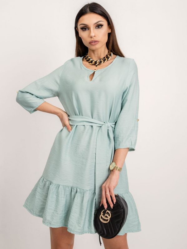 RUE PARIS Mint dress Ellaine