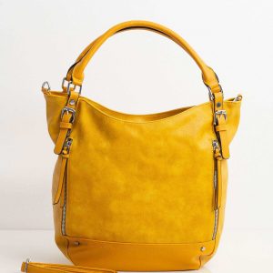 Yellow women's city bag