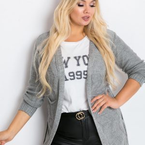 Gray plus size sweater Favorite