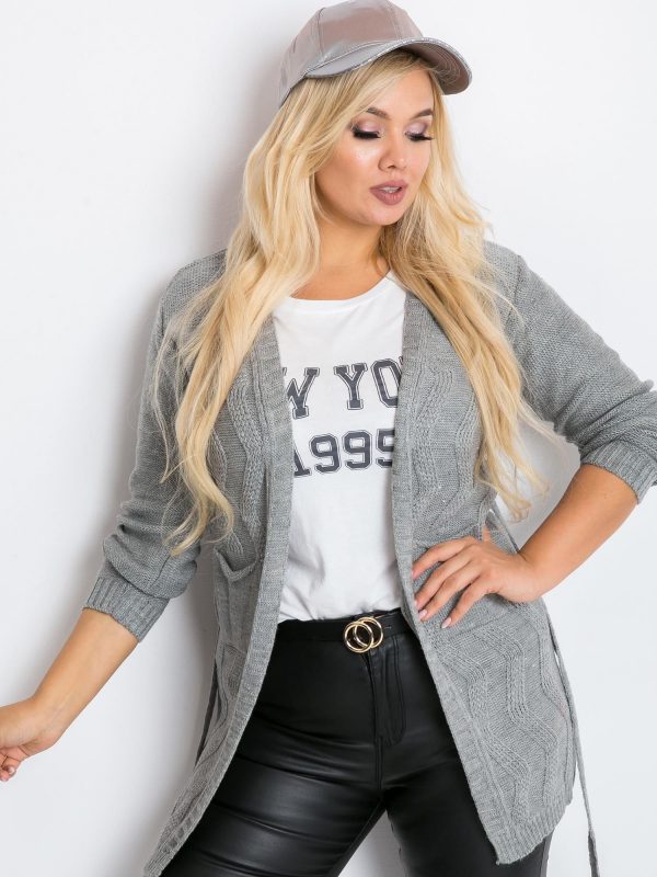 Gray plus size sweater Favorite