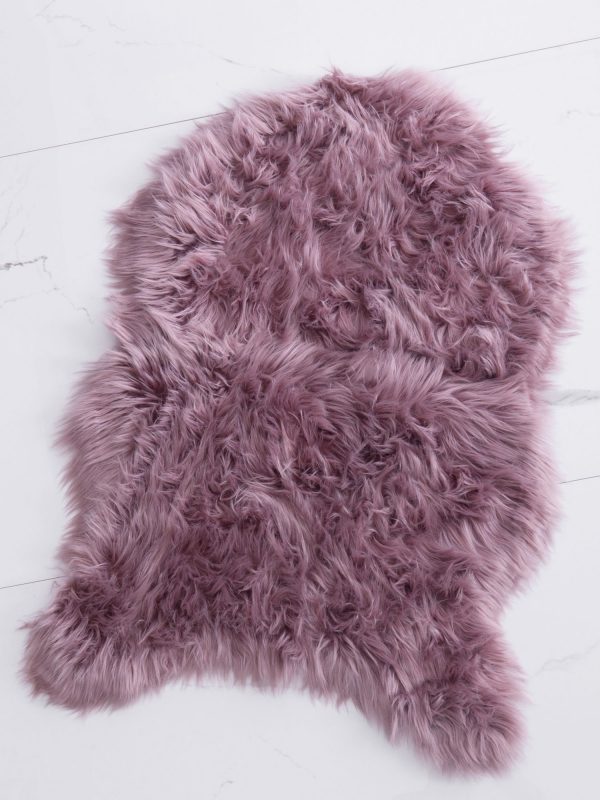 Purple Fur Rug