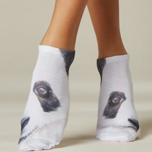 Short socks with panda