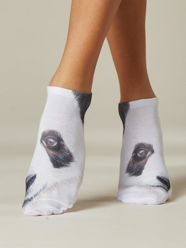 Short socks with panda