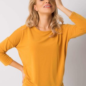 Mustard blouse Adoncia RUE PARIS