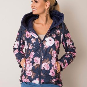 Navy blue double-sided jacket Laura