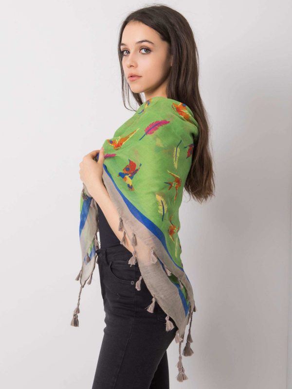 Green Women's Sling with Print