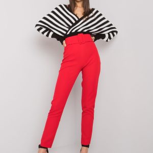 Aurella red stripe pants