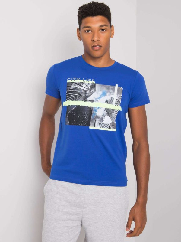 Dark blue t-shirt for men with Deacon print