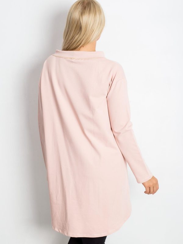 Dirty pink tunic plus size Shannie