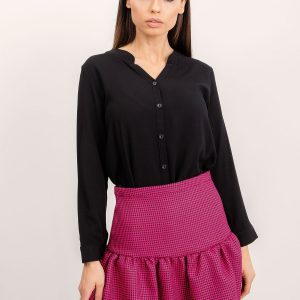 BSL Dark pink houndstooth skirt