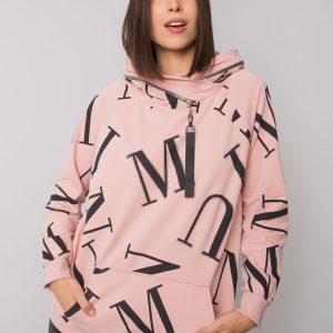 Indi Dirty Pink Plus Size Cotton Sweatshirt