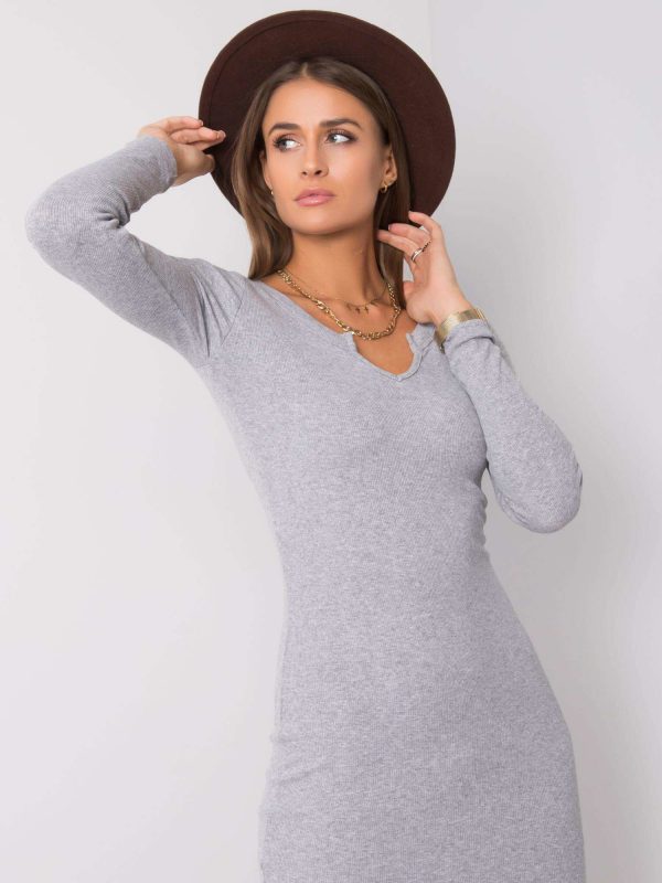 Grey dress Frely RUE PARIS