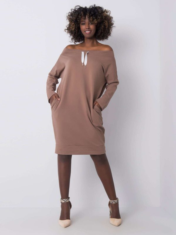 Brown Raphaelle dress