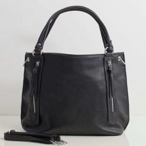 Black women's city bag