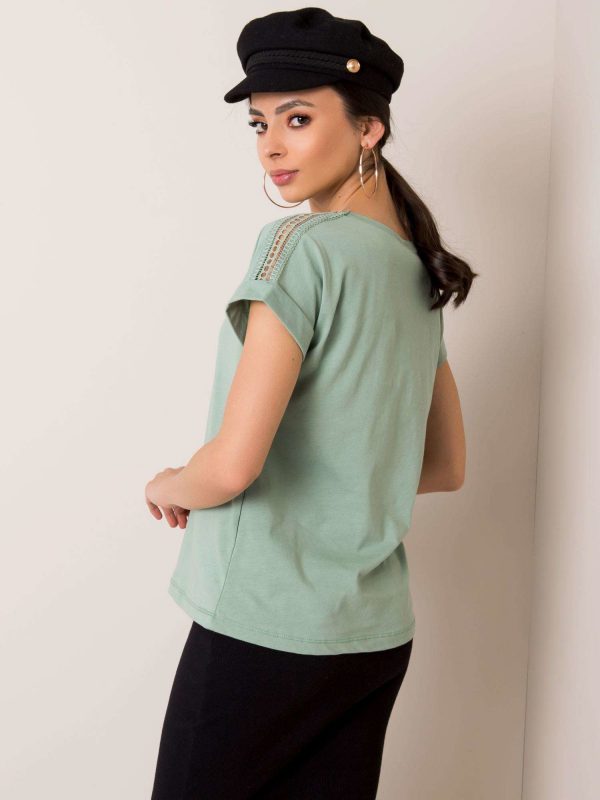 Mint t-shirt Livia RUE PARIS