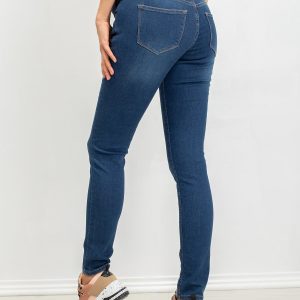 RUE PARIS Blue Maternity Jeans Funky