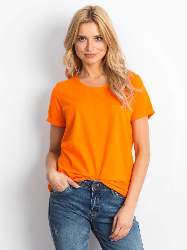 Fluo orange T-shirt Transformative