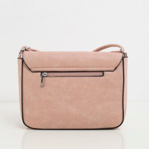 Faux leather powder pink mailbag