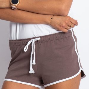 Brown shorts Politeness