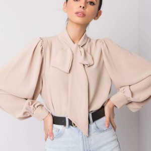 Beige blouse Joan RUE PARIS