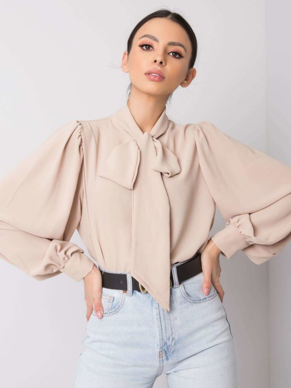 Beige blouse Joan RUE PARIS