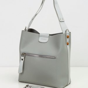 Grey Women's Eco Leather Bag