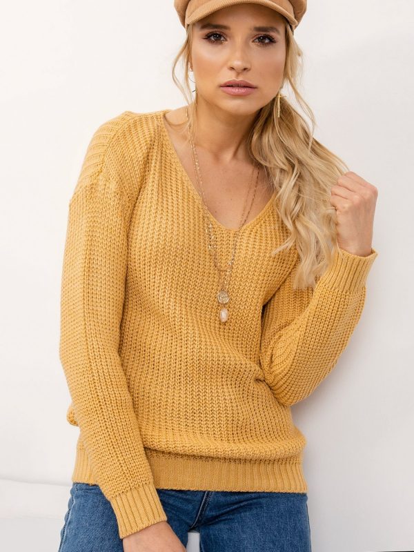 Dark Yellow Personal Sweater